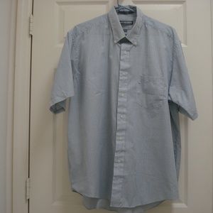 Van Heusen Check Button Down Short Sleeve Shirt